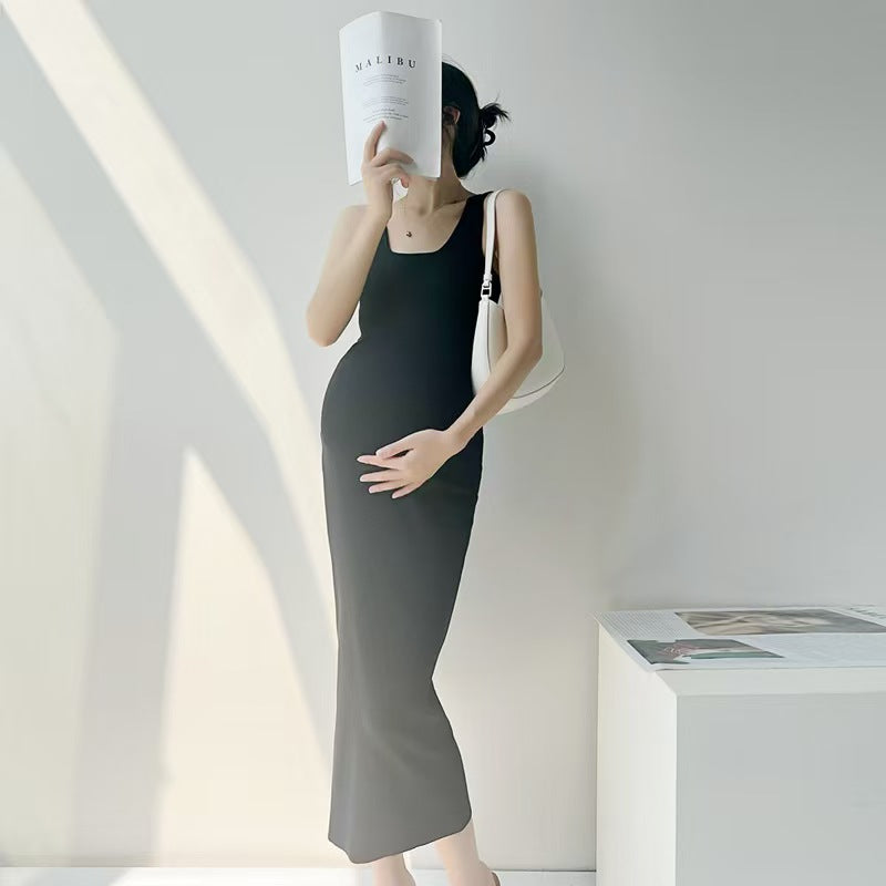 Maternity Sleeveless Maxi Dress – Effortless Style, All-Day Comfort