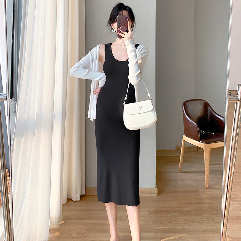 Maternity Sleeveless Maxi Dress – Effortless Style, All-Day Comfort