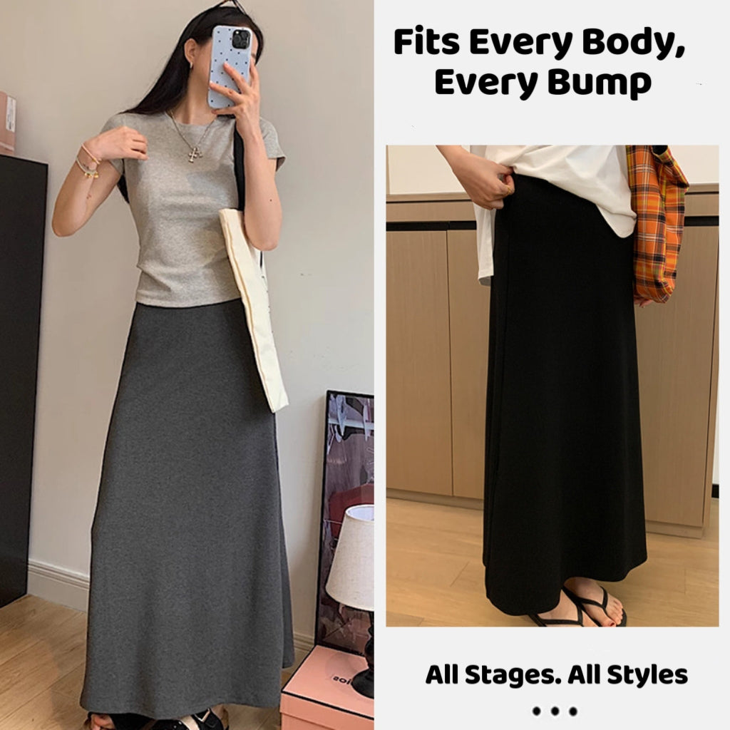 Maternity Maxi Skirt – Effortless Fit, Everyday Elegance