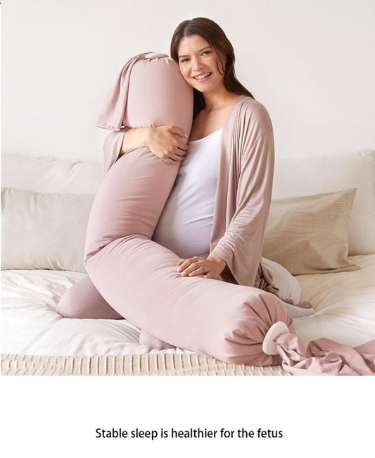 Long Body Pregnancy Pillow – Foldable Full Support for Belly & Back