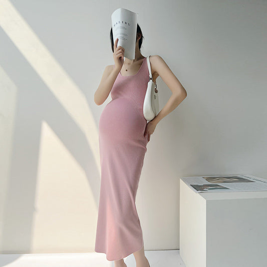 Maternity Sleeveless Maxi Dress – Effortless Style, All-Day Comfort